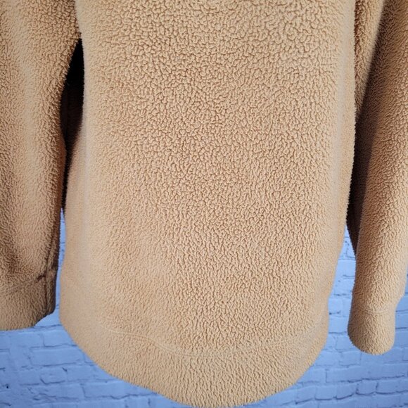 Urban Outfitters Yellow Fleece 1/4 Zip Collared Pullover Jacket Size Small S - Picture 6 of 12